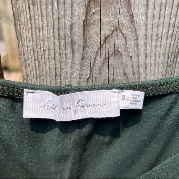 All In Favor Green Jersey Dress - Picture 4 of 6